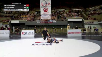 Intermediate Boys - 59 lbs Champ. Round 2 - Gage Gililland, Sacramento Wrestling Bears vs Jaxon Azziz, Granite Wrestling Club