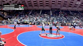 4A-144 lbs Champ. Round 1 - Graham Dawkins, Walnut Grove vs Grayson Doomes, Wayne County HS