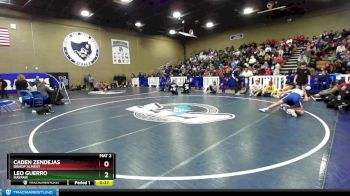 132 lbs Cons. Round 2 - Leo Guerro, Mayfair vs Caden Zendejas, Bishop Almeny