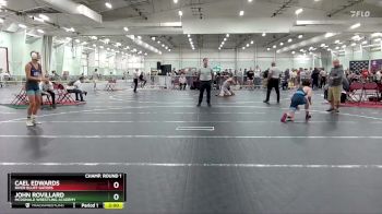 144 lbs Champ. Round 1 - Cael Edwards, River Bluff Gators vs John Rovillard, McDonald Wrestling Academy
