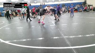 165/175/180 1st Place Match - Preston Olsen, Catawba Ridge HS vs Camron Magyar, Nation Ford High School