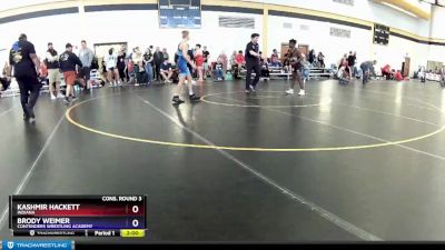 102 lbs Cons. Round 3 - Kashmir Hackett, Indiana vs Brody Weimer, Contenders Wrestling Academy