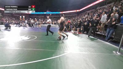 165 lbs Consi Of 16 #1 - Lucas Pannell, Los Gatos (CC) vs Nathan Paul, Bakersfield Christian (CS)