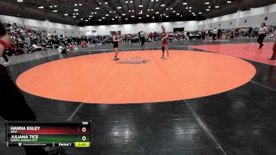 100 lbs Champ. Round 3 - Hanna Egley, Nixa vs Juliana Tice, North Kansas City