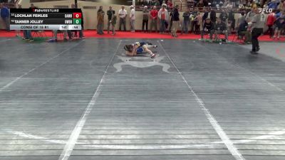 80_B lbs Consi Of 16 #1 - Lochlan Feikles, Cambridge Springs vs Tanner Jolley, Owen J Roberts