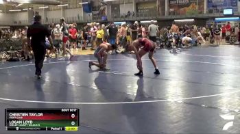 138 lbs Champ. Round 2 - Christien Taylor, Fight Club vs Logan Loyd, Shelby County Wildcats