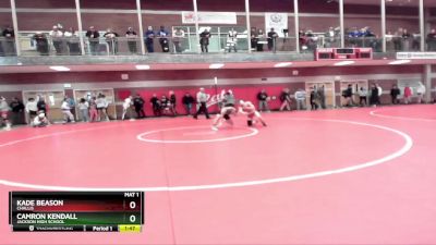 145 lbs Quarterfinal - Kade Beason, Challis vs Camron Kendall, Jackson High School