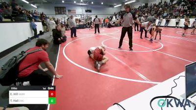 61 lbs 3rd Place - Eli Hill, Warrior Wrestling Club vs Trenton Hall, Claremore Wrestling Club