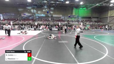 90 lbs Consolation - Bret Coates, Wolfpack WC vs Lex Meadows, Fort Lupton