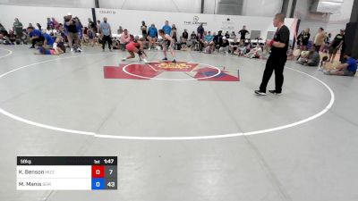 58 kg Rr Rnd 2 - Kailey Benson, Team Missouri vs Mary Manis, Wyoming SEM Women