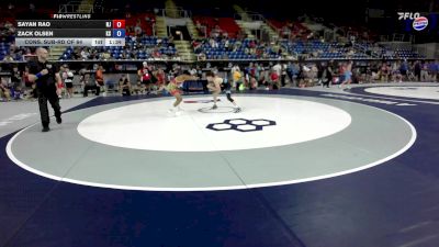 113 lbs Cons. Sub-rd Of 64 - Sayan Rao, NJ vs Zack Olsen, KS