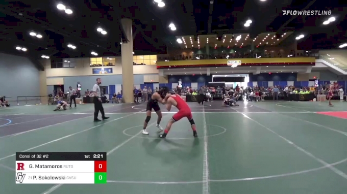 125 Lbs Consi Of 32 #2 - Gabriel Matamoros, Rutgers Wc Vs Preston 