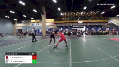 125 lbs Consi Of 32 #2 - Gabriel Matamoros, Rutgers WC vs Preston Sokolowski, Grand Valley State