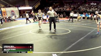 106 Class 1 lbs Quarterfinal - Jordan Bell, St. Pius X (Kansas City) vs Bryson Dubes, Centralia