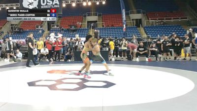 106 lbs Champ. Rd Of 16 - Quentin Walls, California vs Miro Parr-Coffin, Washington