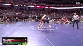 1A-165 lbs Champ. Round 1 - Kyle Kuboushek, South Winneshiek vs Jordan Orr, West Monona-Whiting