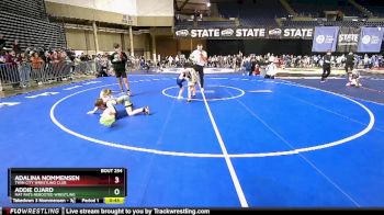 67 lbs Champ. Round 2 - Addie Ojard, Mat Rats Rebooted Wrestling vs Adalina Nommensen, Twin City Wrestling Club