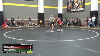 142 lbs Cons. Round 1 - Kelsey Cruz, Bloomington Wrestling Club vs Ava Johnson, Fulton Wrestling Club