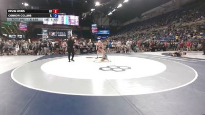 120 lbs Champ. Rd Of 128 - Devin Hord, North Carolina vs Connor Collins, Illinois