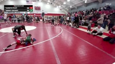 40-43 lbs Round 3 - Karsyn Pfaff, Eaton Reds WC vs Emmitt Secrist, HRA