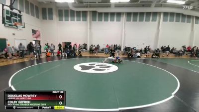 125 lbs Champ. Round 2 - Douglas Mowrey, Lander USA Wrestling vs Colby Gefroh, High Plains Thunder Wrestling Club