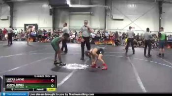 80 lbs Round 1 - Jayme Jones, Spartan Wrestling vs Lucas Layne, NBWA