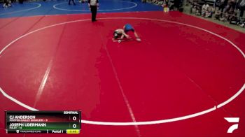 75 lbs Semis (4 Team) - CJ Anderson, Fosston-Bagley Brawlers vs Joseph Udermann, Foley