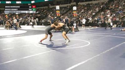 157 lbs Consi Of 16 #1 - Jisias Rodriguez, Los Gatos (CC) vs Brock Kenney, Trabuco Hills (SS)