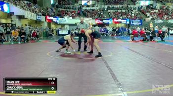 AA - 285 lbs Champ. Round 1 - Chuck Gehl, Missoula Big Sky / Loyola Sacred Heart vs Maxx Lee, Billings Senior High School