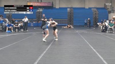110 lbs Champ. Round 1 - Katie Simmons, Mount Olive vs Payton Agnell, Lindsey Wilson
