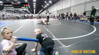 72 lbs Rr Rnd 2 - Jayden Otto, Full Circle 12U vs Kye Johansen, Wyoming Underground