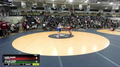 175 lbs Cons. Round 2 - Dylan Koss, St. Croix Central vs Luke Maier, Prescott