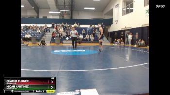 285 lbs Finals (2 Team) - Charlie Turner, Ithaca vs Micah Martinez, Messiah