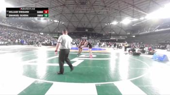 Boys 3A 215 lbs Cons. Round 3 - William Wiegand, Sammamish vs Emanuel Olvera, Kennewick