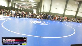 92 lbs Cons. Semi - Payton Graveline, Mat Demon Wrestling Club vs Trenton Marler, White River Hornets Wrestling Club