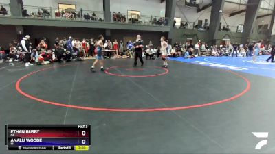 106 lbs Semifinal - Ethan Busby, CA vs Analu Woode, HI
