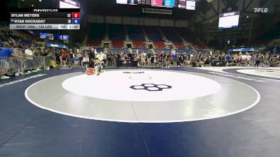 126 lbs Cons. Sub-rd Of 16 - Dylan Meyers, CT vs Ryan Hockaday, IN