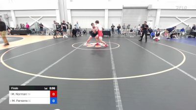 175 lbs Final - Maximus Norman, Tn vs Mason Parsons, Sc