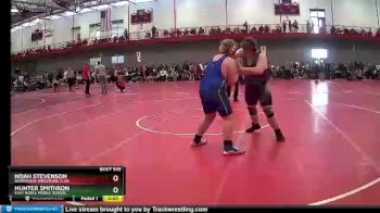 285 lbs Quarterfinal - Hunter Smithson, East Noble Middle School vs Noah Stevenson, Northview Wrestling Club