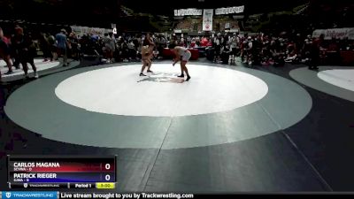 165 lbs Placement Matches (8 Team) - Carlos Magana, SCVWA vs Patrick Rieger, SJWA