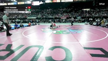 4A 126 lbs 1st Place Match - Marcus Aleman, Fruitland vs Kole Younger, Marsh Valley