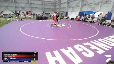 170 lbs Round 2 (6 Team) - Byson Huber, Team Texas B vs Ian Locklar, LA