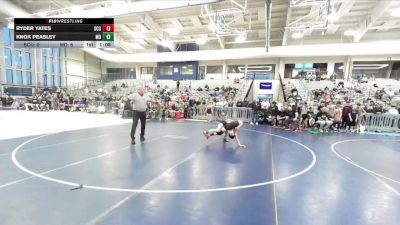 77 lbs Semis (4 Team) - Knox Peasley, Mat Demons vs Ryder Yates, South Central Utah