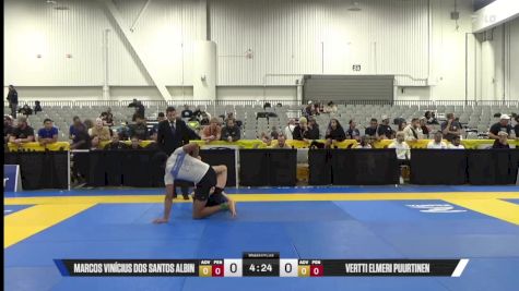 Vertti Elmeri Puurtinen vs Marcos Vinícius Dos Santos Albin 2025 World IBJJF Jiu-Jitsu No-Gi Championship