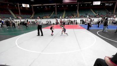 62 lbs Consi Of 4 - Salice Briseno, War Dog vs Brooklyn Montano, Bulldogs Jr Wrestling