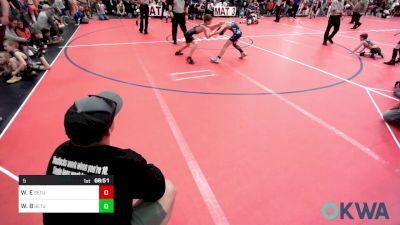 70 lbs Round Of 16 - Tate Hutchison, Woodland Wrestling Club vs Brendon Burns, Kansas Young Guns