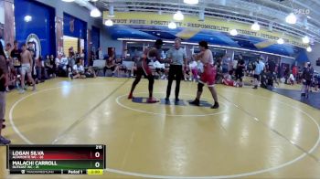 215 lbs Round 4 (8 Team) - Logan Silva, Altamonte WC vs Malachi Carroll, OutKast WC