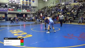 195 lbs Consolation - Sheldon Davis, Oscar Smith-VA vs Seth Kuhns, Connellsville