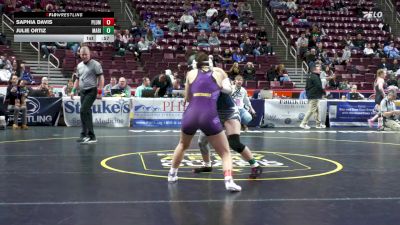130 lbs Consi 5 - Saphia Davis, Plum-G vs Julie Ortiz, Mariana Bracetti-G