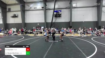 77 lbs Rr Rnd 1 - Remington Scanlan, Team Aggression vs Abraham Reyes Martinez, Lake Stevens WC